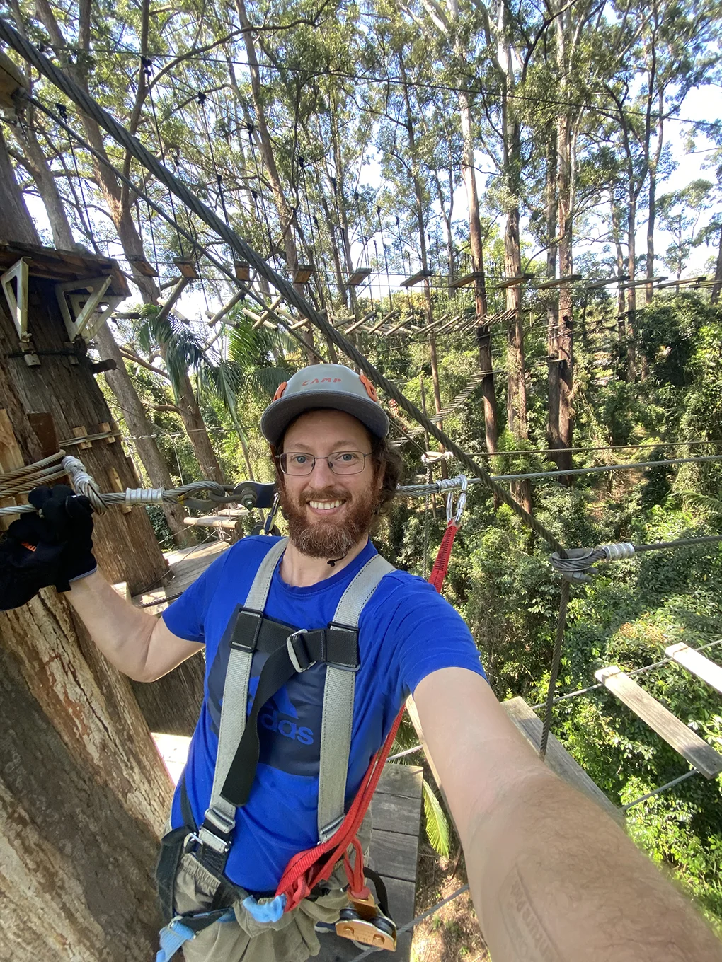 Brad high ropes